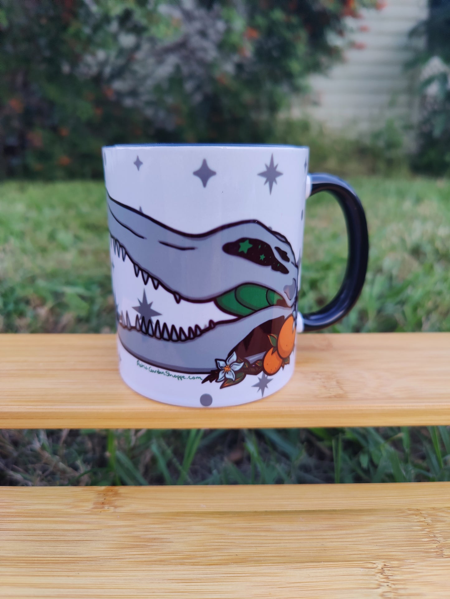 "Head in the Stars" Alligator Skull 11oz Coffee Mug