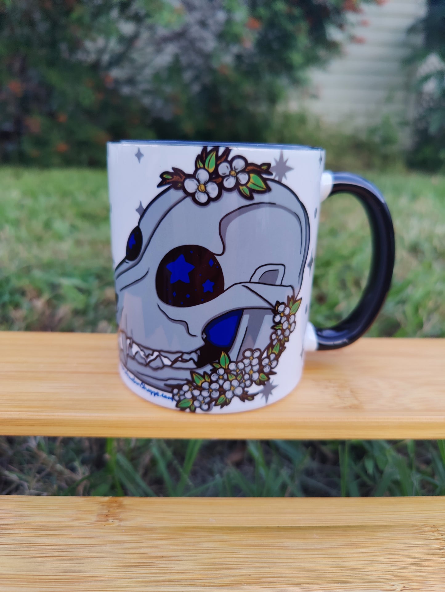 "Head in the Stars" Canine Skull 11oz Coffee Mug