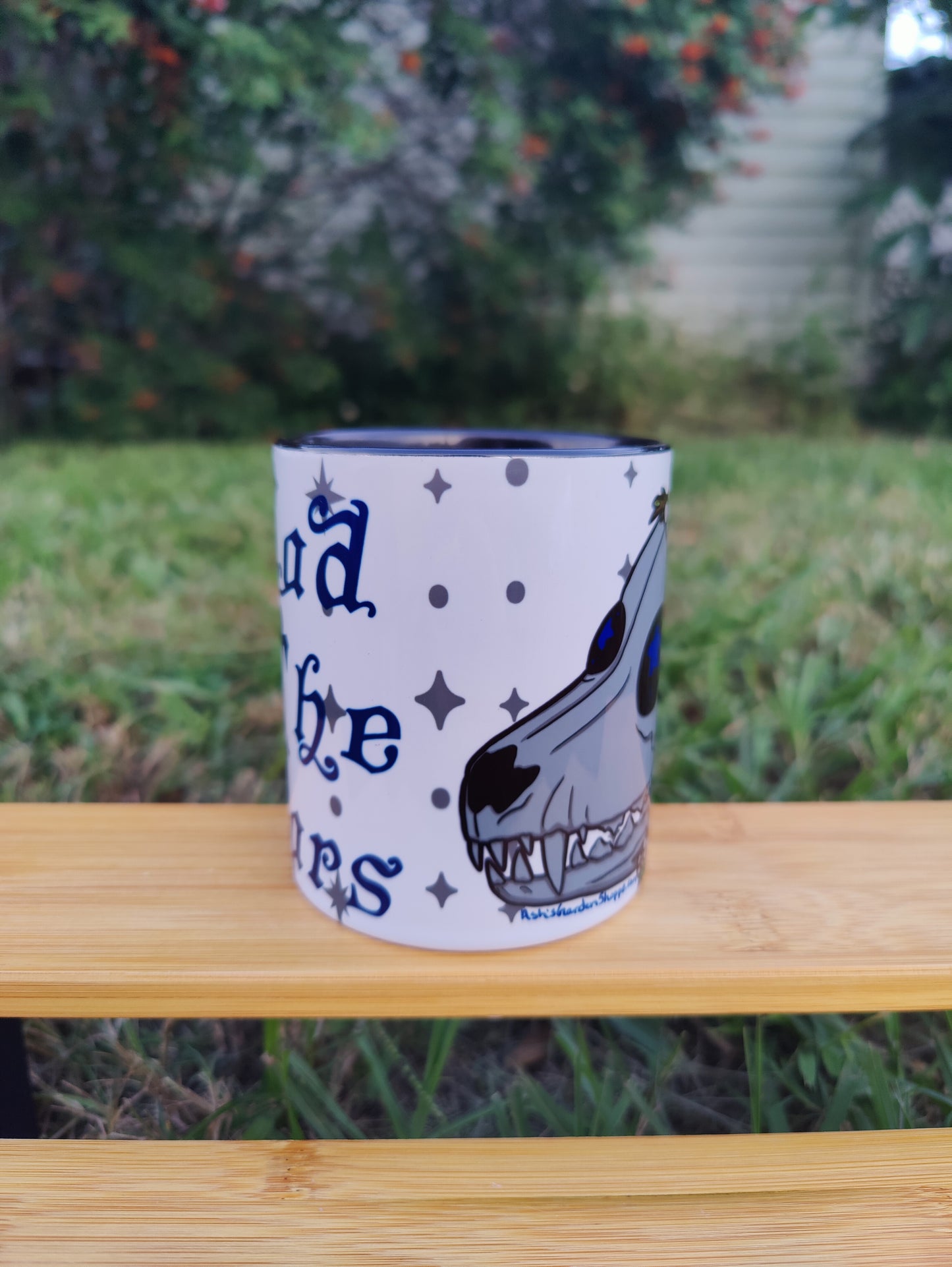 "Head in the Stars" Canine Skull 11oz Coffee Mug