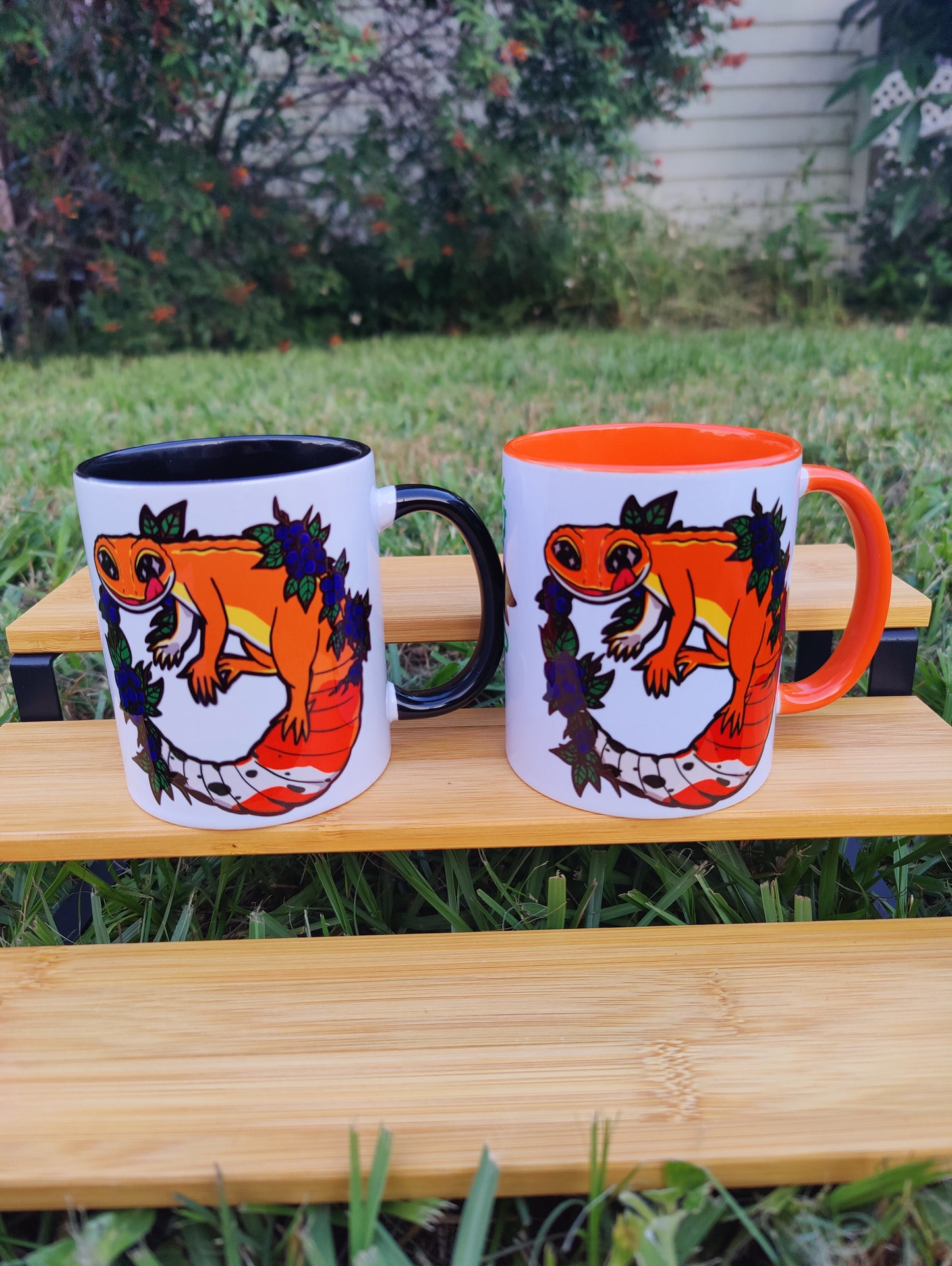 "No Thoughts, Just Vibes" Leopard Gecko 11oz Coffee Mug