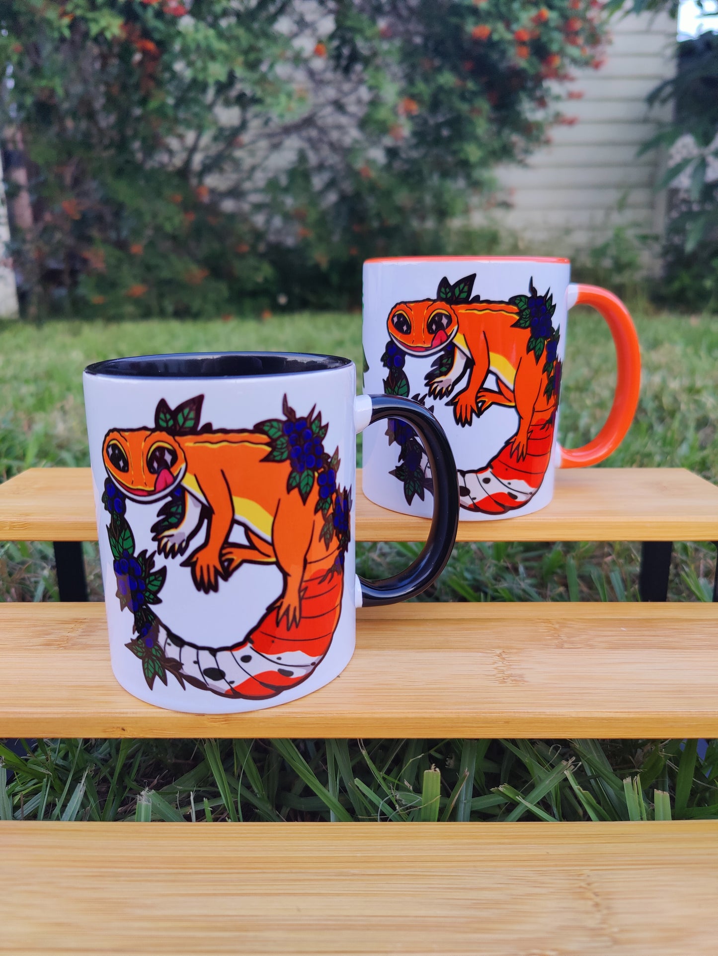 "No Thoughts, Just Vibes" Leopard Gecko 11oz Coffee Mug