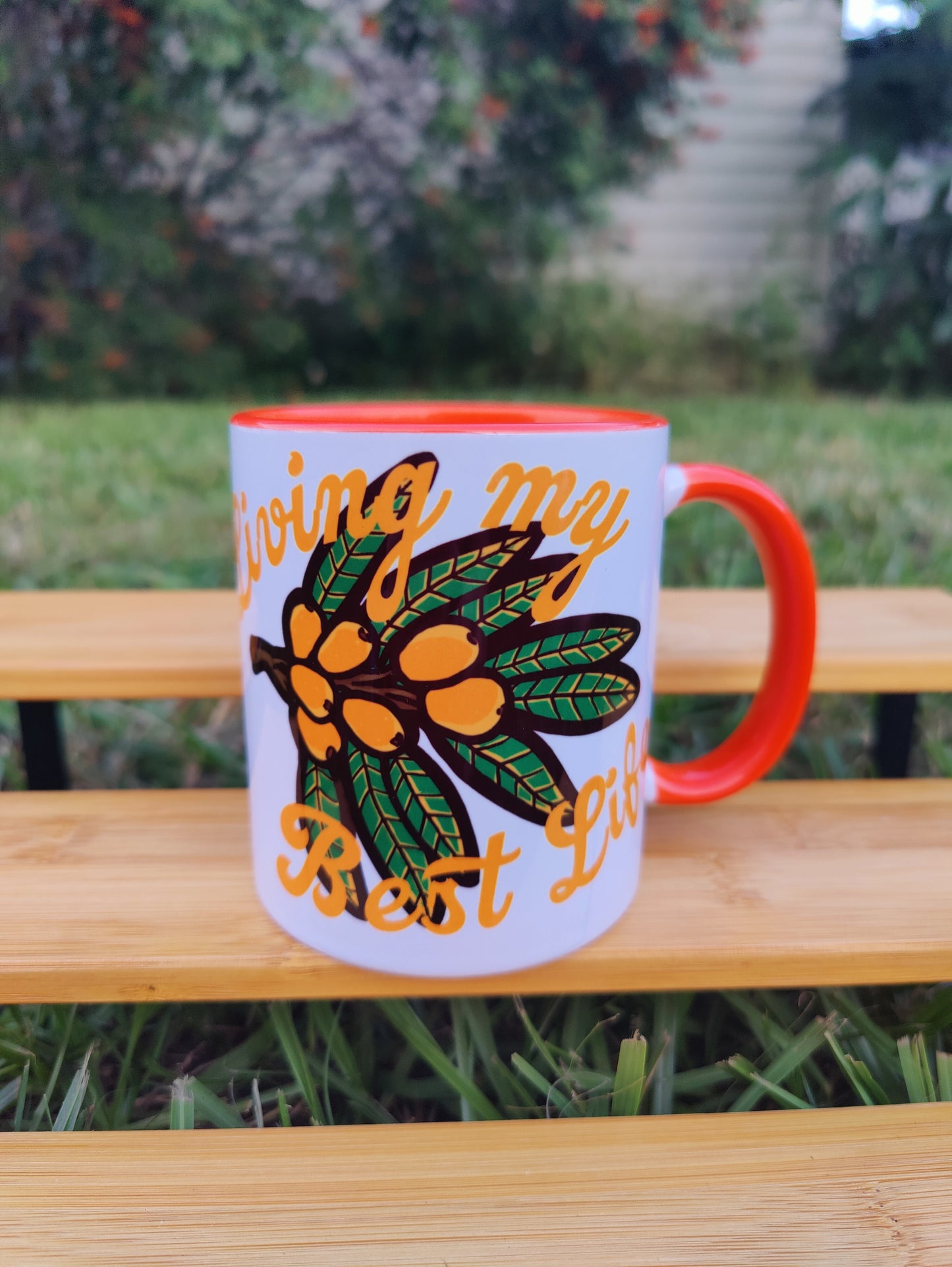 "Living My Best Life" Leopard Gecko 11oz Coffee Mug