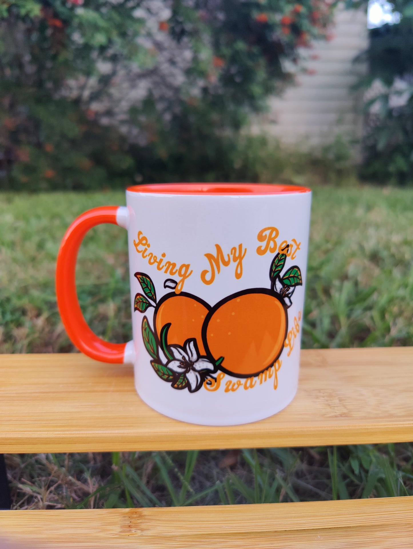 "Living My Best Swamp Life" Alligator 11oz Coffee Mug
