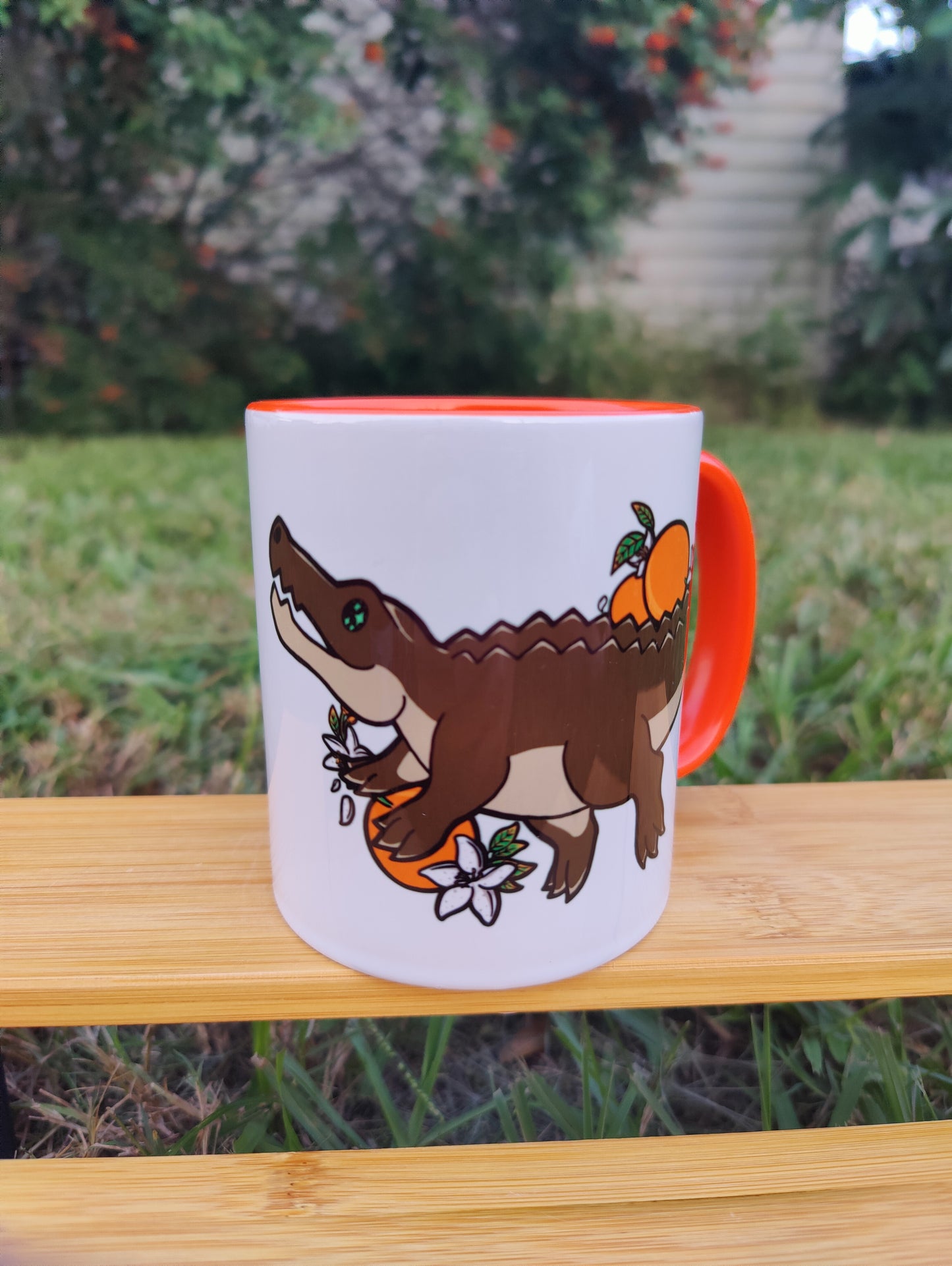 "Living My Best Swamp Life" Alligator 11oz Coffee Mug