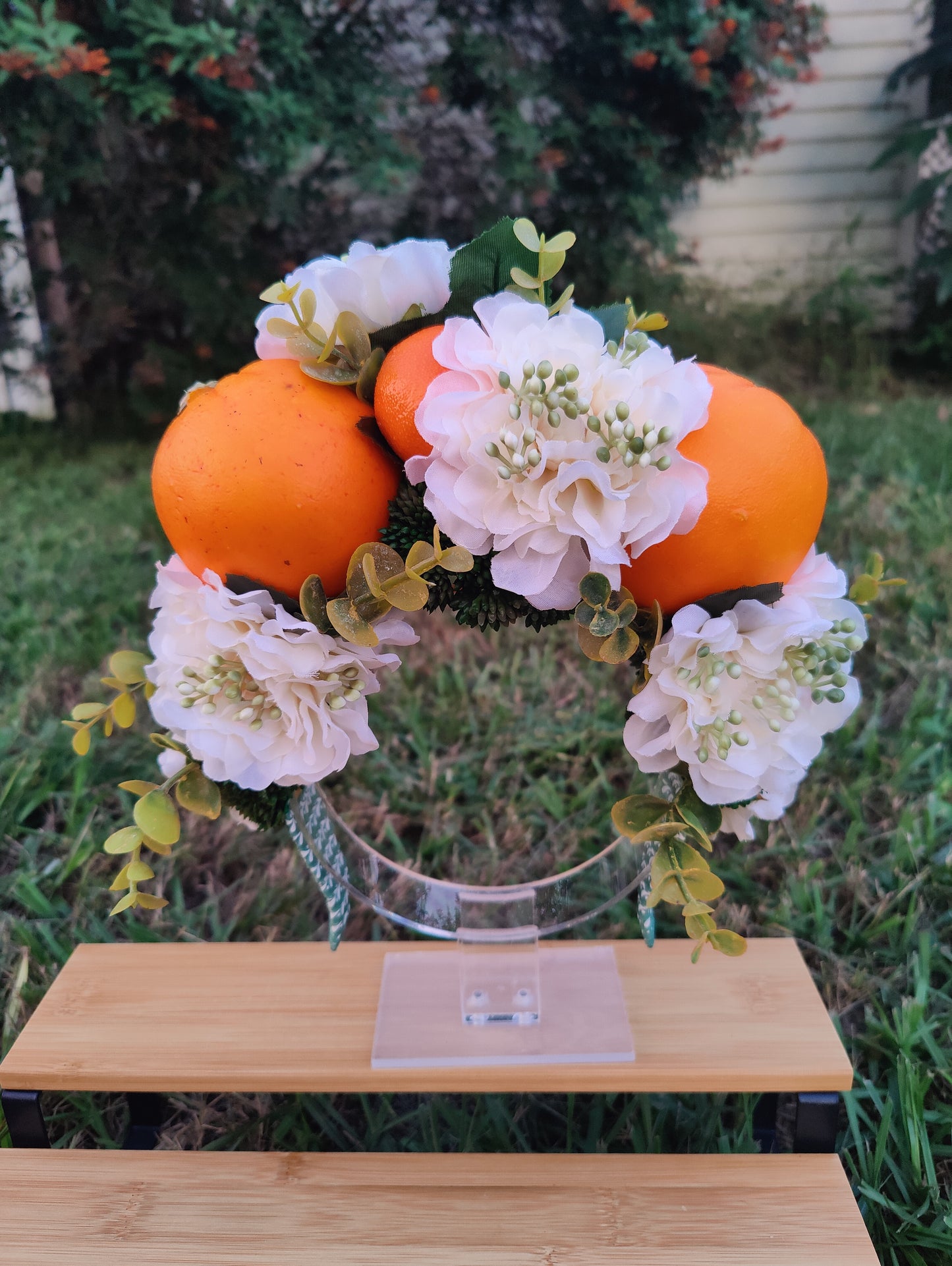 Citrus-ly Devine Flower Crown