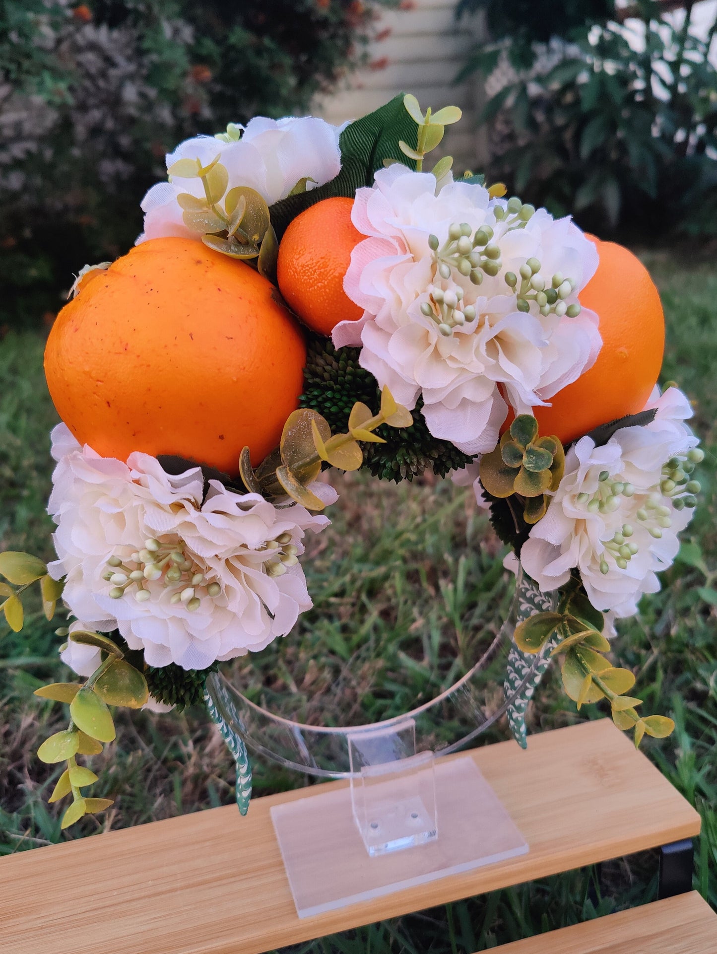 Citrus-ly Devine Flower Crown