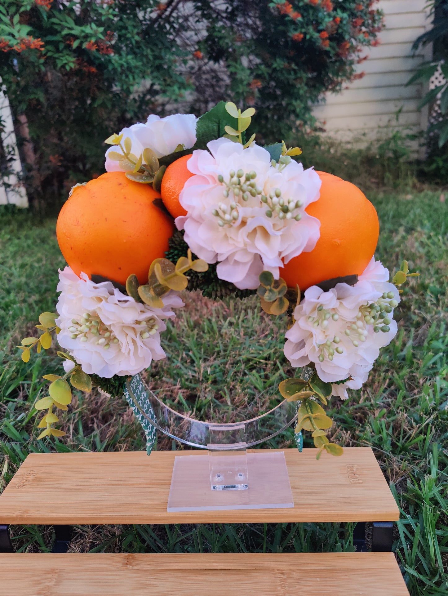 Citrus-ly Devine Flower Crown