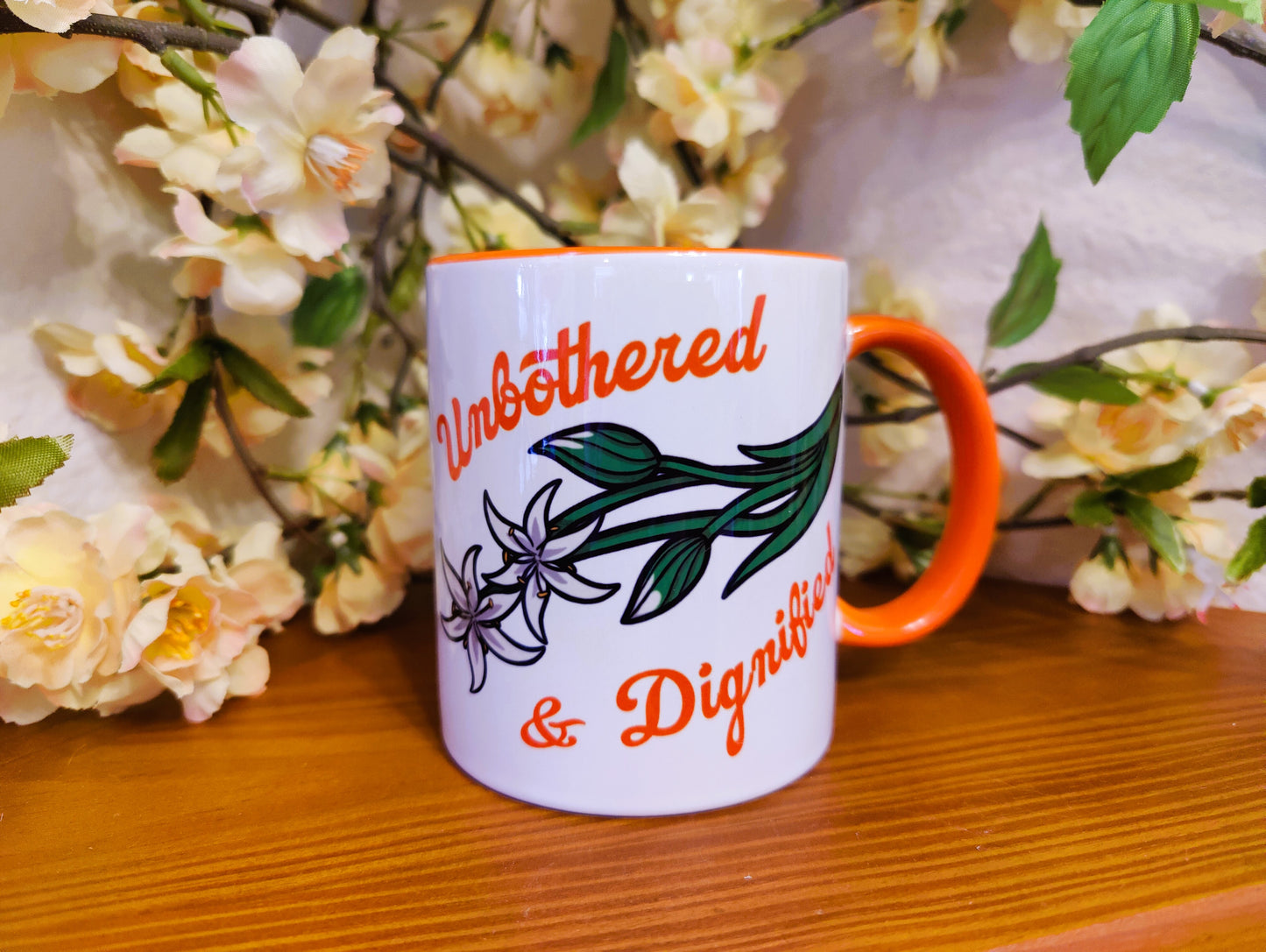 "Unbothered & Dignified" Sand-hill Crane 11oz Coffee Mug