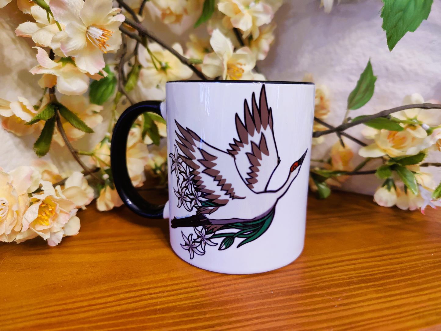 "Unbothered & Dignified" Sand-hill Crane 11oz Coffee Mug