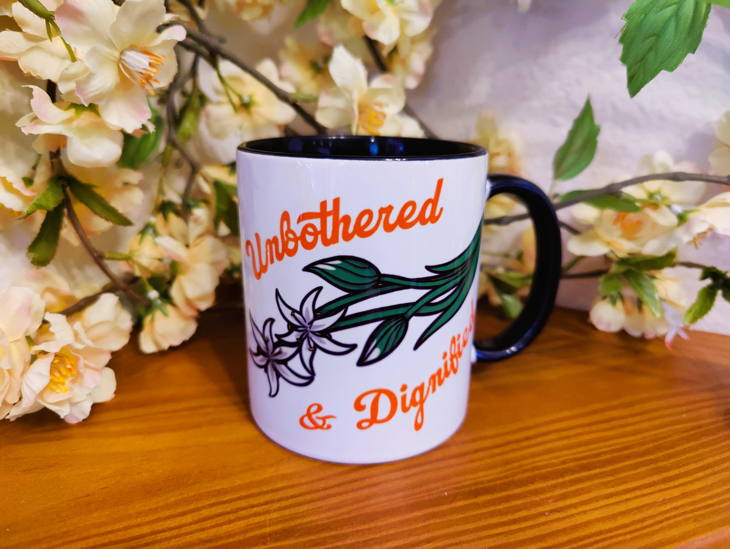 "Unbothered & Dignified" Sand-hill Crane 11oz Coffee Mug
