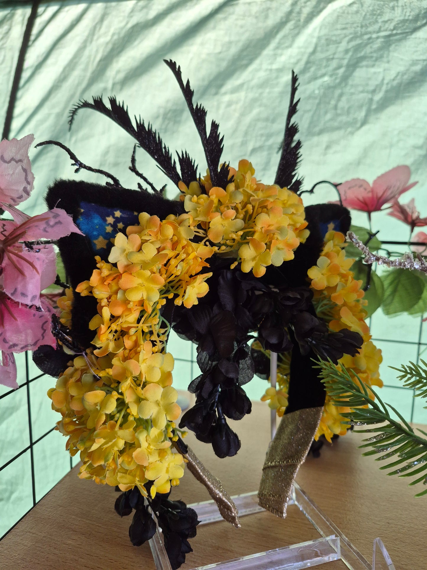 Starry Night Small Cat-Eared Flower Crown