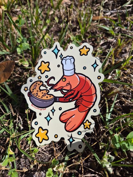 Shrimp Fried Rice 5" Car Magnet