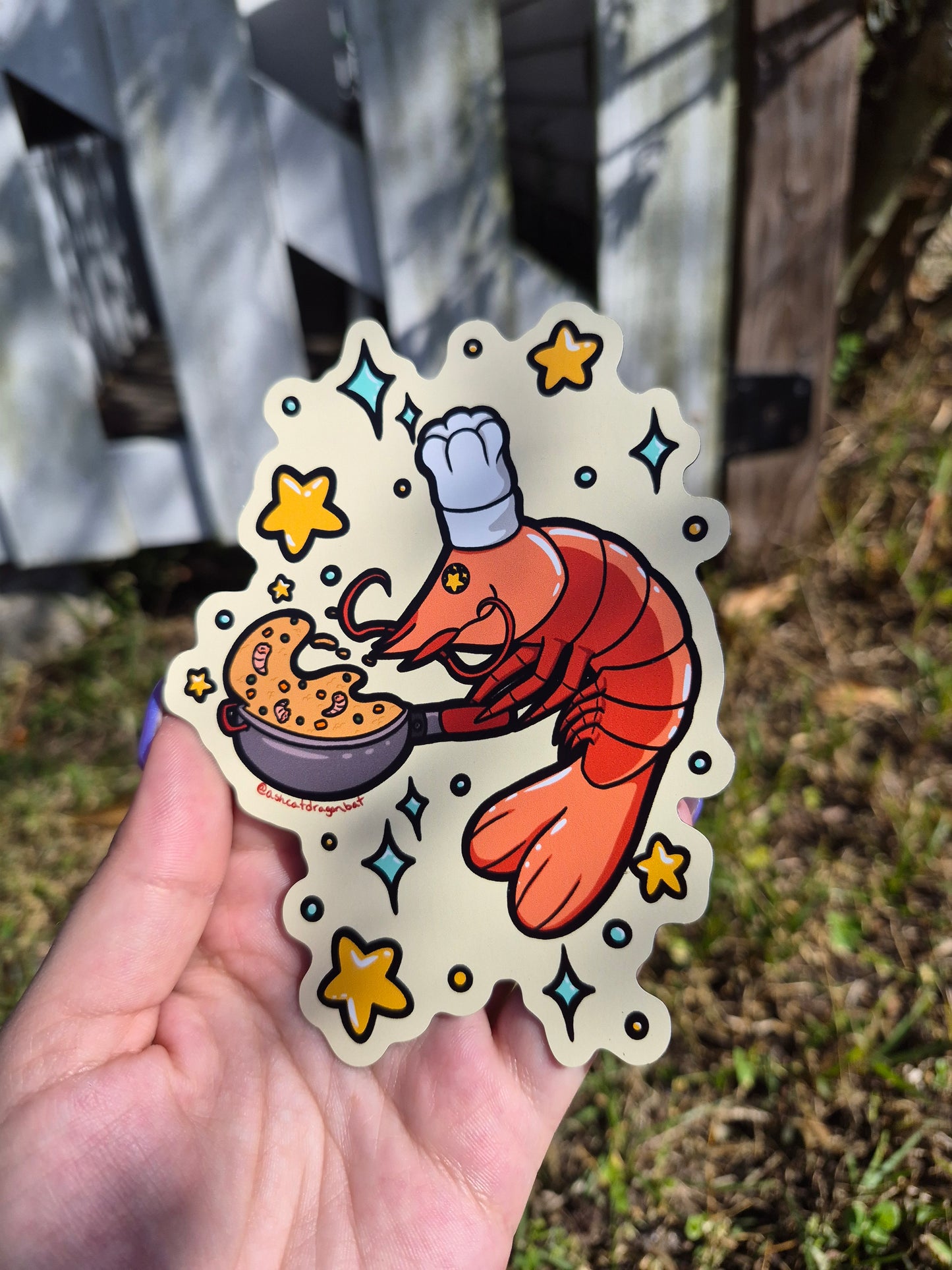 Shrimp Fried Rice 5" Car Magnet