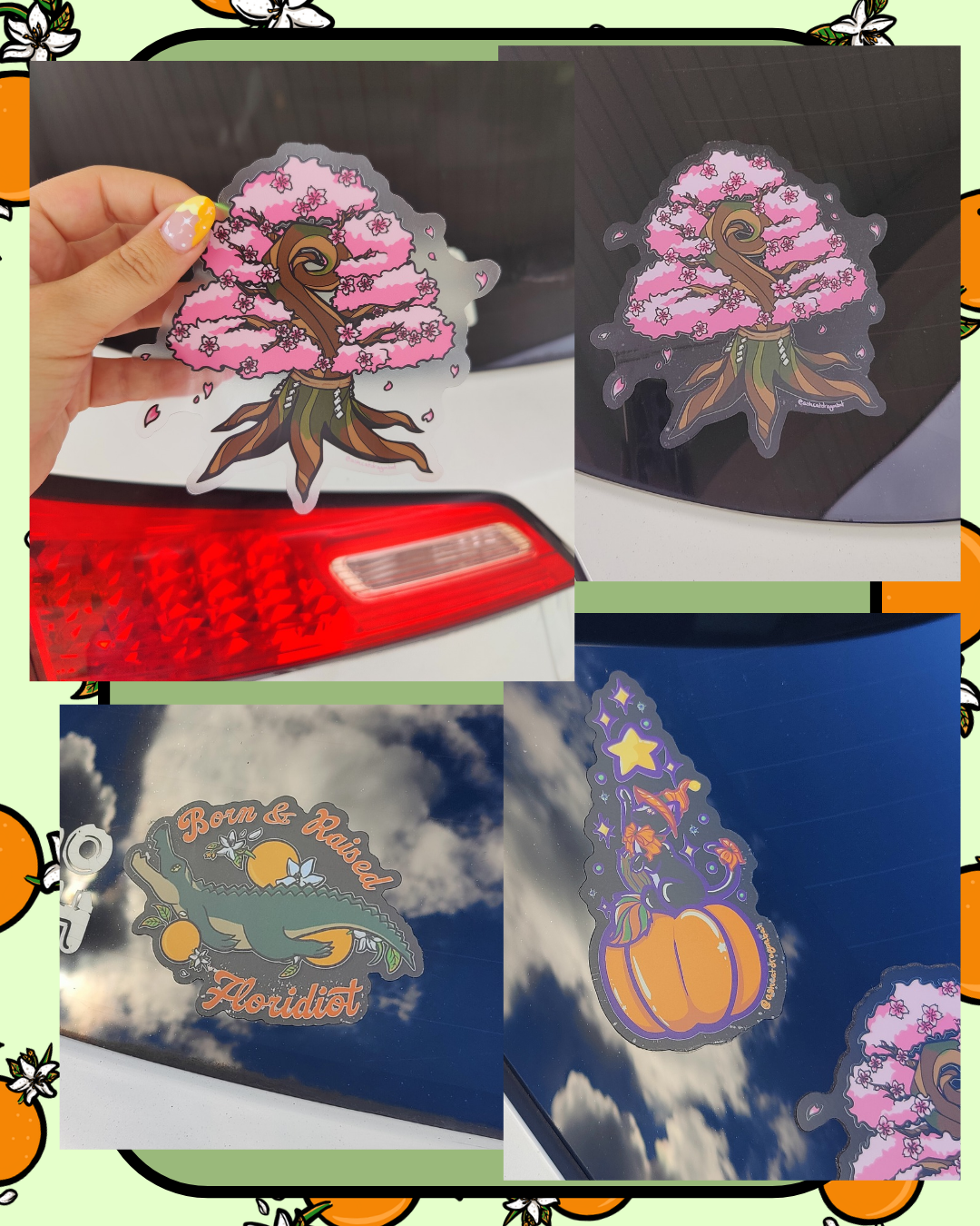 "Swamp Life" Alligator 5" Clear Matte Car Sticker