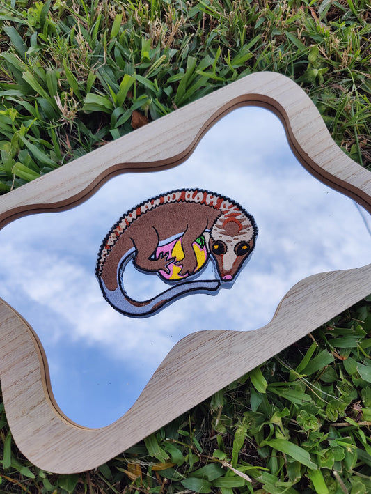 "Peaches" Crested Gecko 5" Iron-on Patch