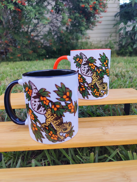 "Living My Best Life" Leopard Gecko 11oz Coffee Mug