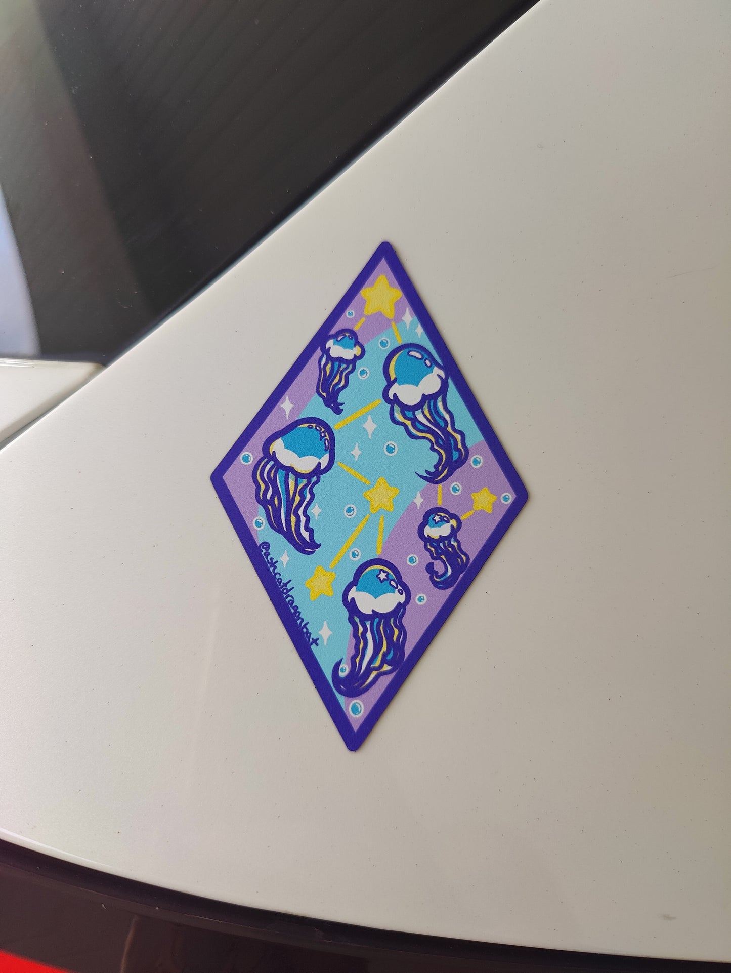 Jellyfish Constellation 4" Car Magnet