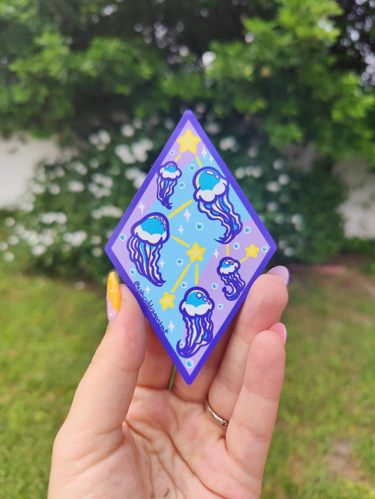 Jellyfish Constellation 4" Car Magnet