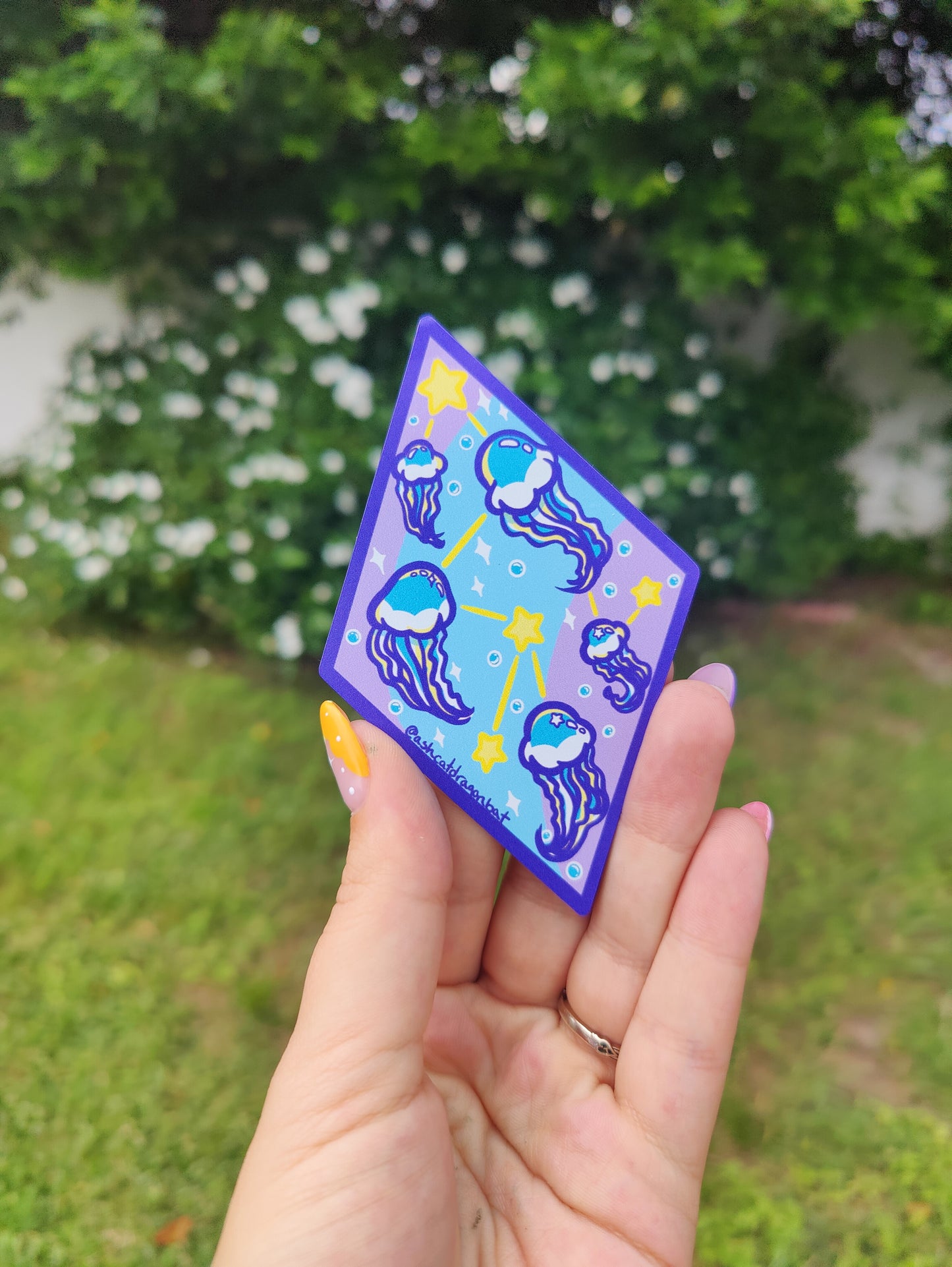 Jellyfish Constellation 4" Car Magnet