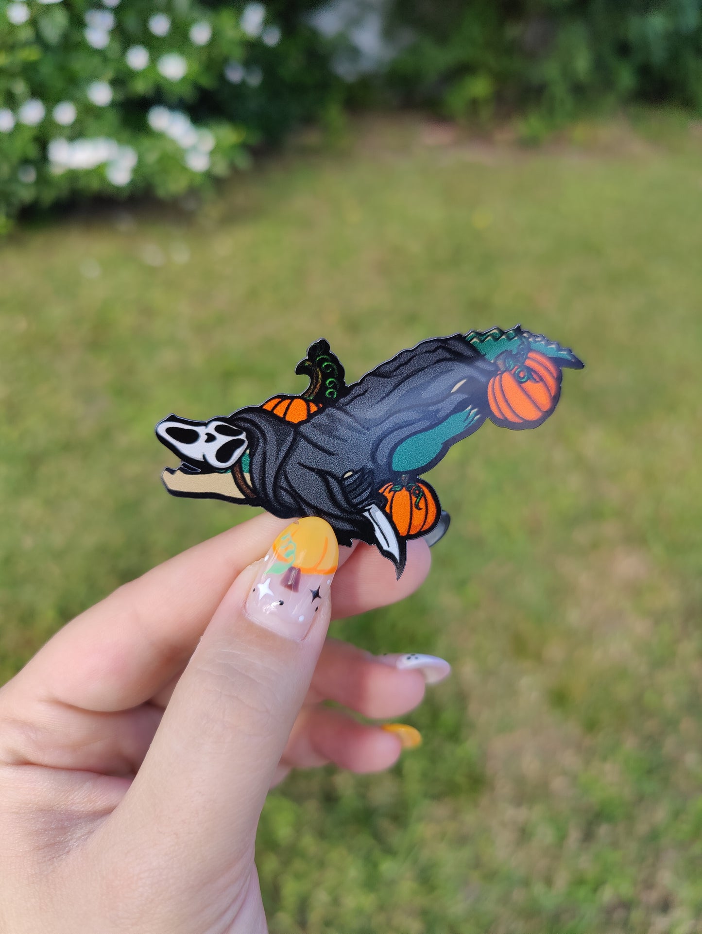 Spooky Gator Ghouls 2.7" Car Mini-Magnet Set of 3