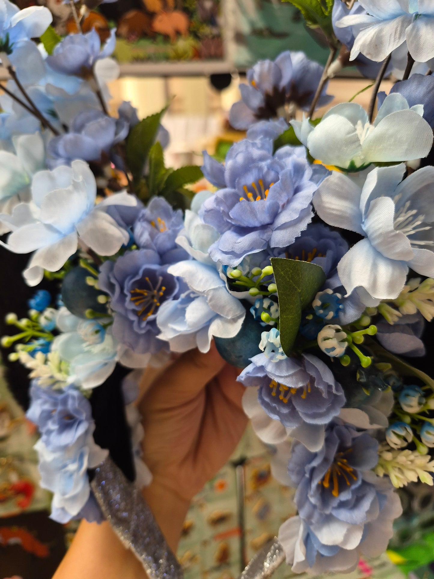 Blueberry Canine Flowercrown