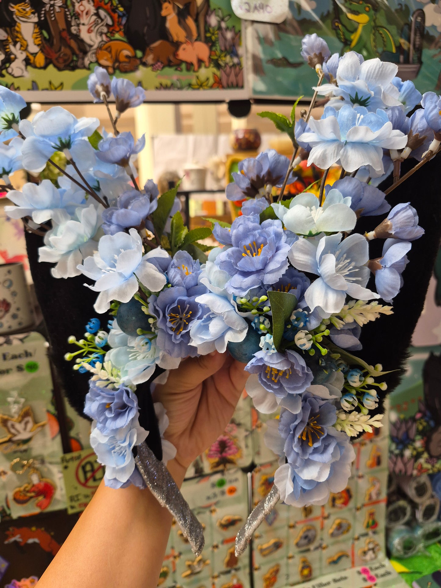 Blueberry Canine Flowercrown