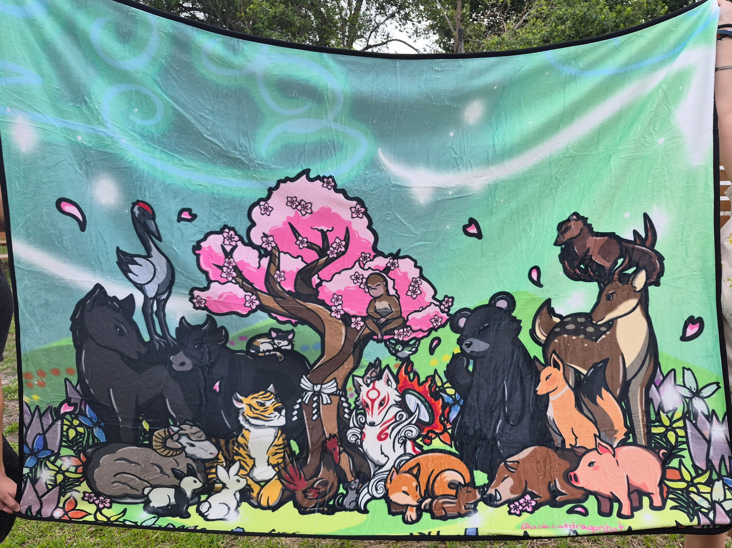Celestial Praise Full-Size Fleece Blanket 200x150cm