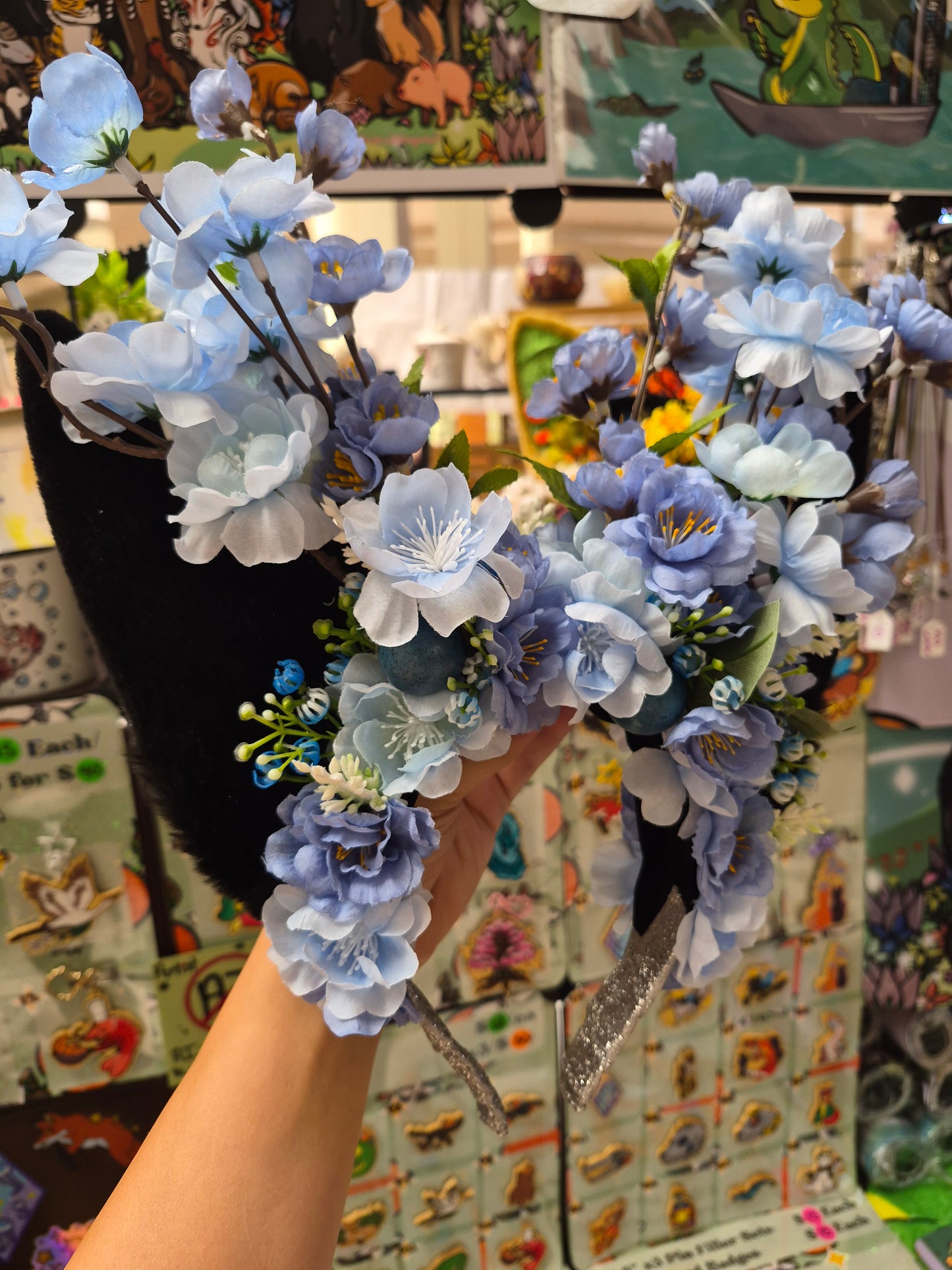 Blueberry Canine Flowercrown