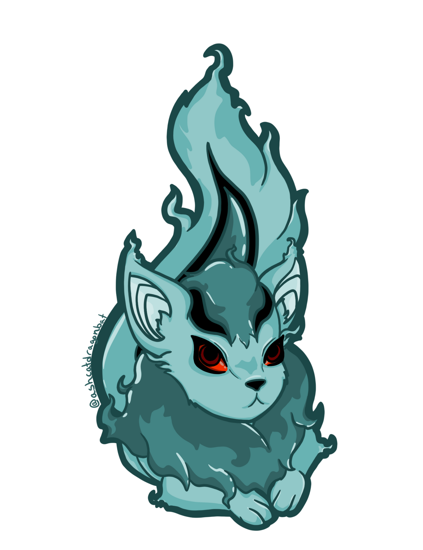 Ghost Xwee Virtual Pet 2" Wooden Pin