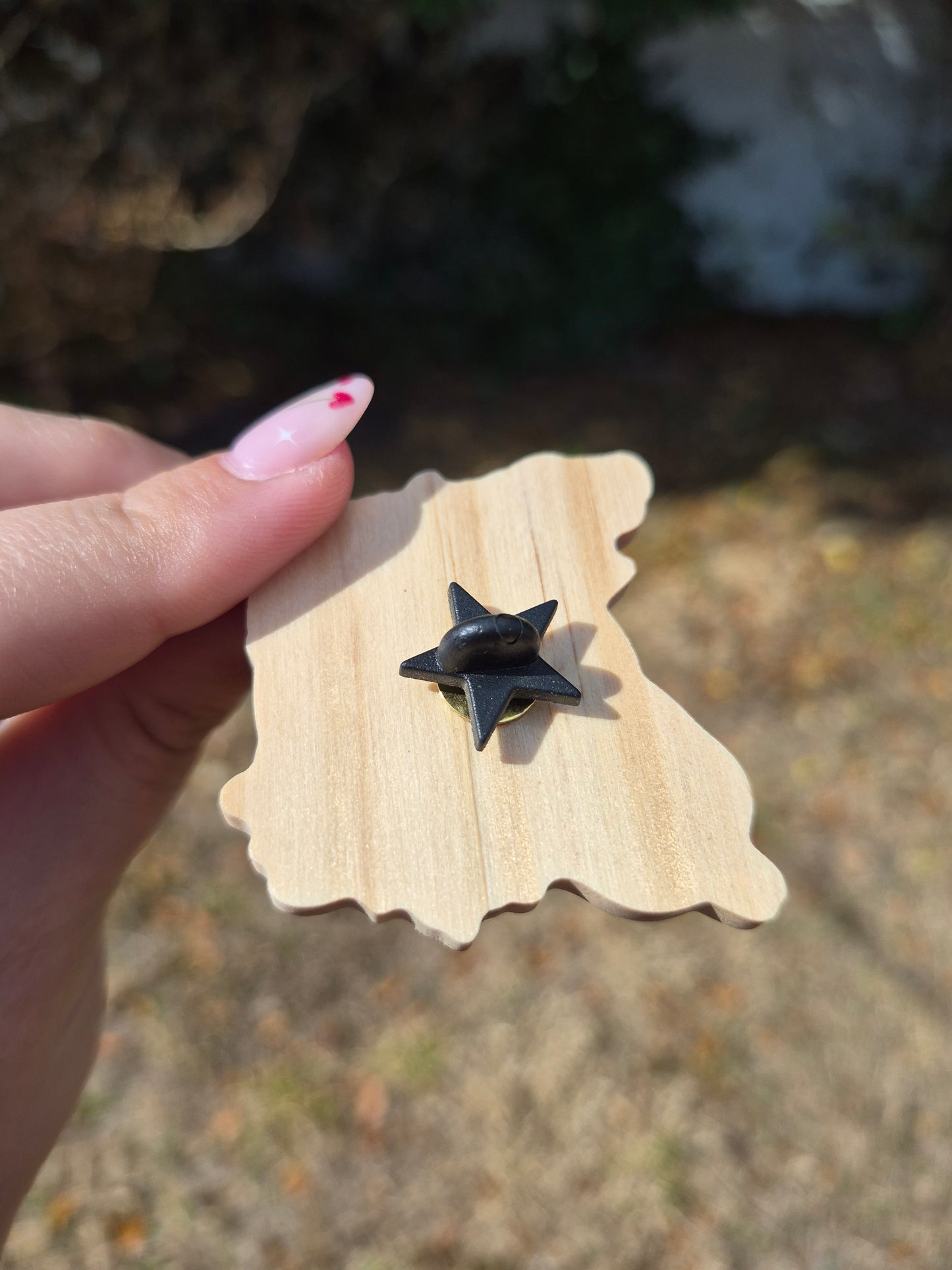 Key Deer Fawn 2" Wooden Pin