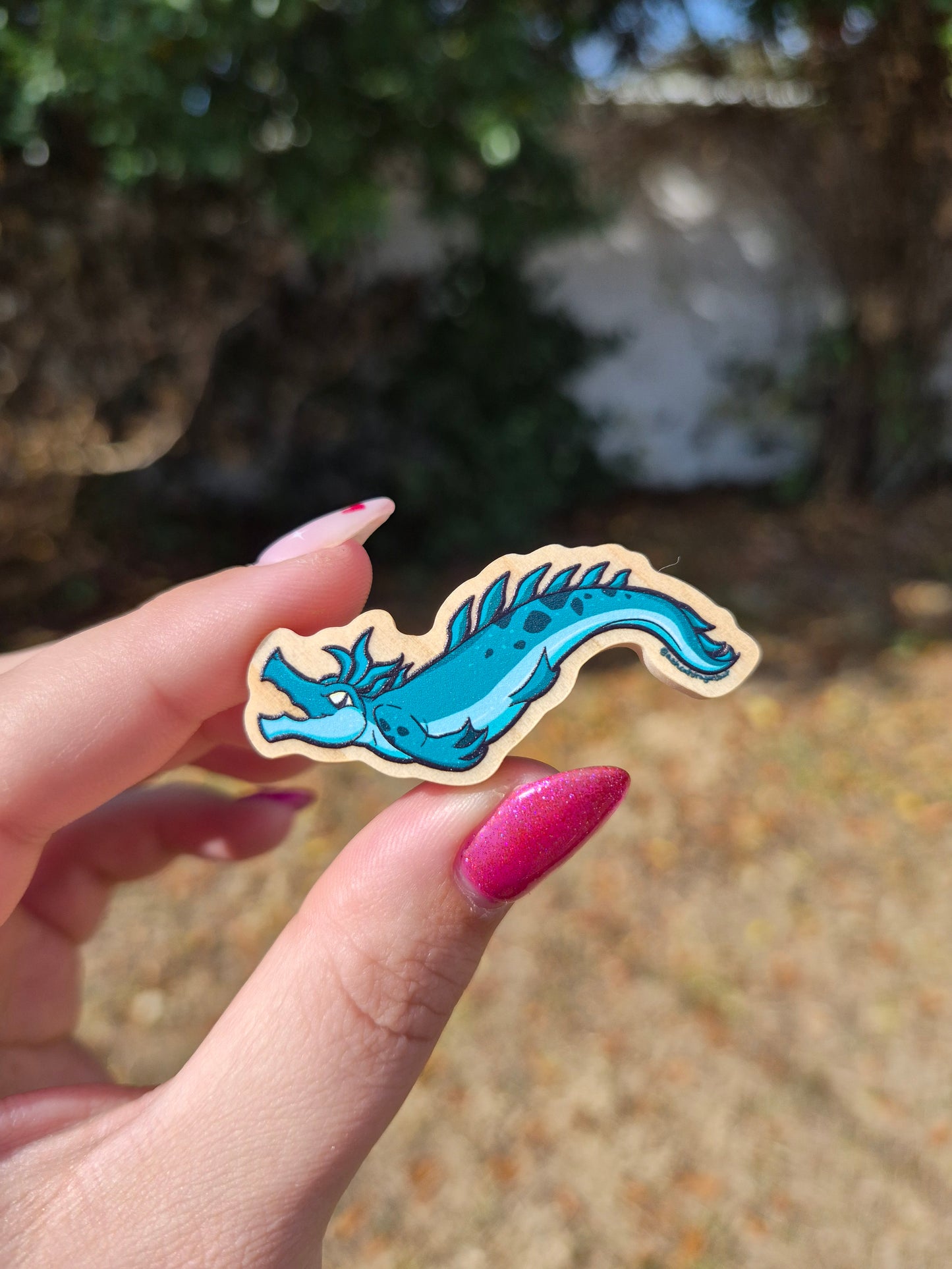 Maraquan Virtual Pet 2" Wooden Pin