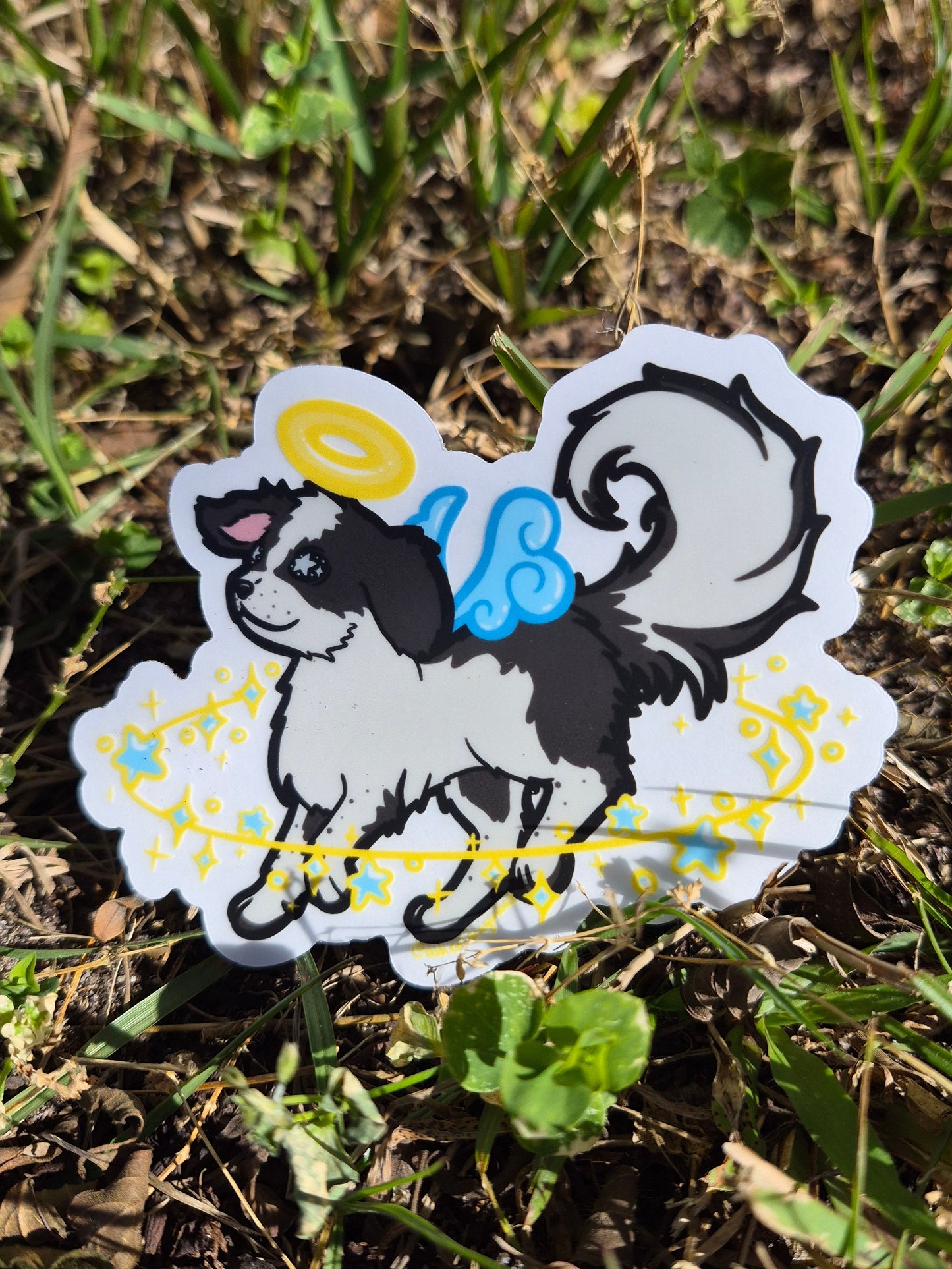 Shi-Tzu Angel 4" Clear Matte Sticker