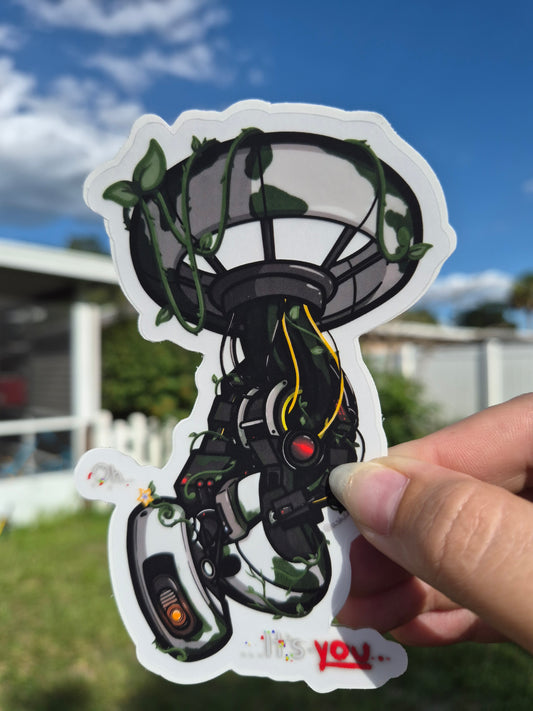 "Oh... It's You..." 5" Clear Matte Sticker